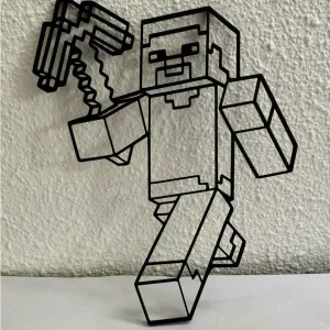Minecraft Steve Wall Art