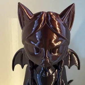 Catnesday Addams Lil Devil cat