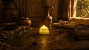 Greek Column Tealight Holder