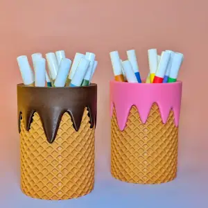 ice cream pencils holder
