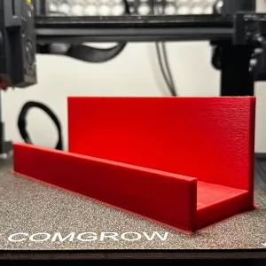 Command Strip wall shelf