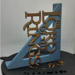 The Lord of the Rings themed shelving stand