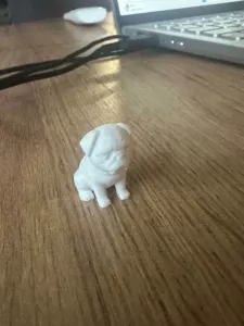 Pug Mini Model – Ultra Detailed Fast Print