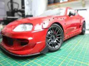 TOYOTA SUPRA 1:10 SCALE WITH WIDE BODY KIT