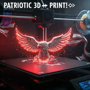 🦅 PATRIOTIC PRINT! Support Local Vets!🔥Black Eagle Apparel