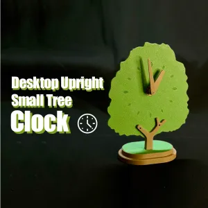Desktop Upright Small Tree Clock