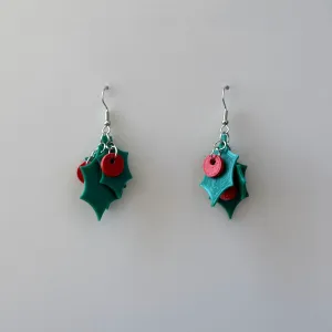 Muerdago Navidad Christmas Earring Pendientes colgantes