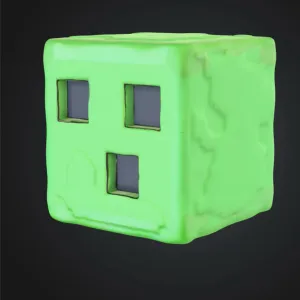 Minecraft Slime Cube