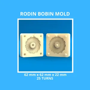 RODIN BOBIN MOLD FOR RESIN FILLING - 62 X 62 x 22 mm