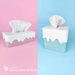 Dessert Tissue Box, 2 sizes, No Supports