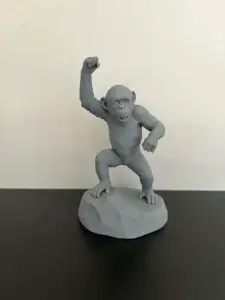 Chimpanzee Statue – Dynamic Animal Pose