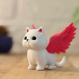 Cat with angel wings
