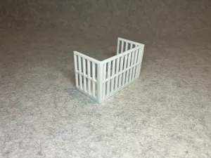 Dollhouse balcony miniature house