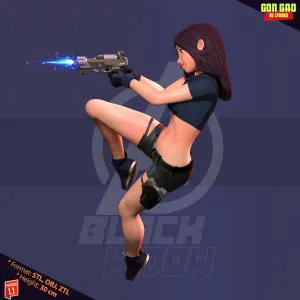 Black Widow Stylized - Remake