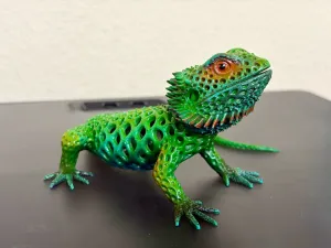 Dragão Barbudo Voronoi