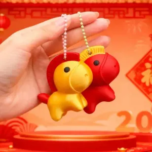 可爱的小马挂件，分色打印，撞色拼装，一盘两个