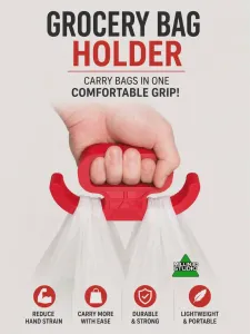 Grocery Bag Holder - Carry More with Comfort