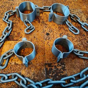 Ancient prisoner shackles