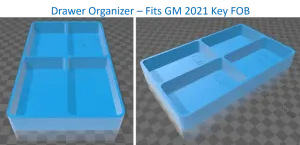 Key FOB Drawer Organizer Tray - Fits GM FOB - Maybe Others