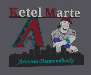 MLB - Arizona Diamondbacks Ketel Marte display