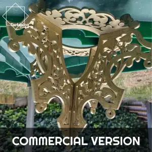BAROQUE CHURCH CANDLE HOLDER commercial