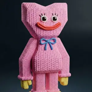 Kissy Missy Crochet Style STL – Poppy Playtime Amigurumi Ins