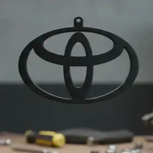 Toyota Logo Keychain – Multi-Color / Single Color Option