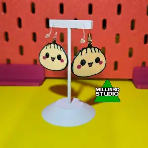 Mini Cute Kawaii Dumpling Earrings