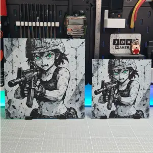 Girl Anime M4 – Hueforge – 4 Colors