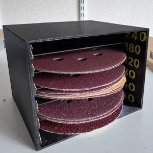 Aufbewahrungsbox für 125mm Schleifscheiben