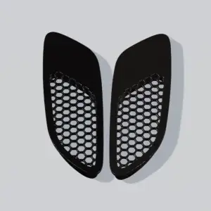 BMW UNIVERSAL BONNET HOOD VENTS – AGGRESSIVE HEX MESH DESIGN