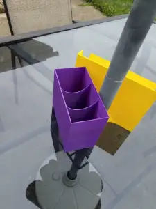 Outdoor Table Utensil Holder for center Umbrella Ring