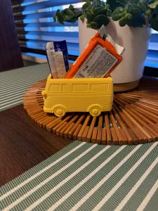 Retro bus candy holder
