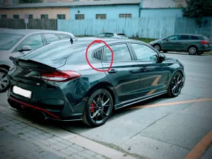Hyundai I30N Fastback Side Window Louvers