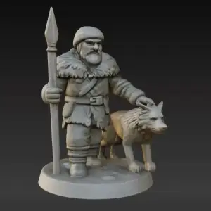 Jäger mit Hund - Tabletop