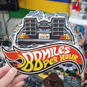 Back to the Future Hueforge - 88 Miles
