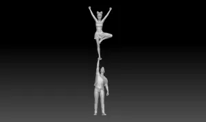 cheerleader pose girl and boy group 1