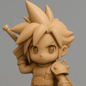 Cloud -Final fantasy - chibi