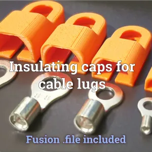 Insulating caps for cable lugs