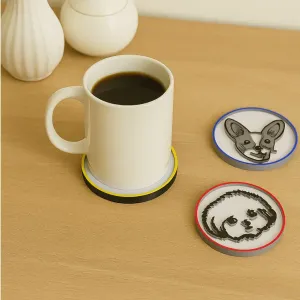 Mug pads - Puppies MOKA