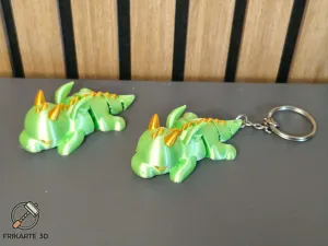 🐉💤 Snoozy Baby Dragon – Articulated Print-in-Place Dragon