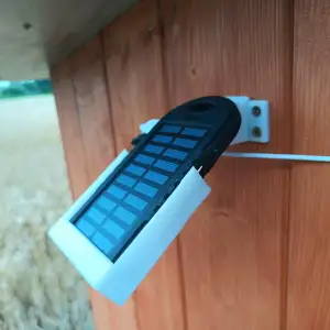 Solar panel or powerbank mount (optimal angle for sunlight)