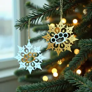 Christmas tree ornament "Brass knuckles"