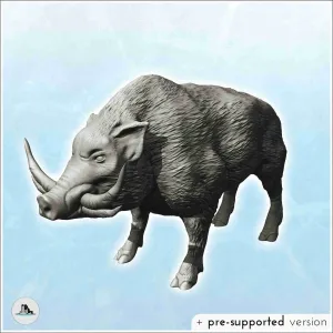 Boar (2) - miniatures animal RPG tabletop scenery