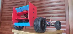 WLToys 104001 Rear Wing + diffuser