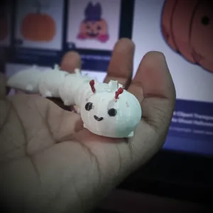 Halloween Pumpkin Caterpiller