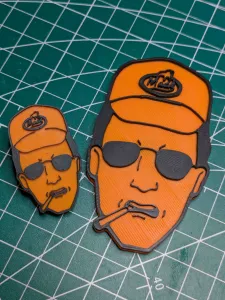 Dale Gribble Magnet and Clothing Pin Set