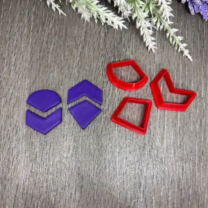 CHEVRON CLAY CUTTER SET