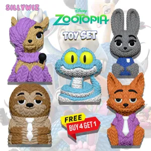 🎁 Buy 4 Models, Get 1 FREE! - Zootopia - Knitted - Crochet