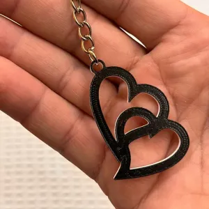 Keychain Lovers Hearts